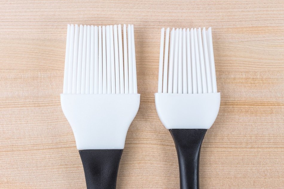 Pastry & Basting Brush Set of 2 - Silicone Pastry Brushes - Suitable Meat Basting Brush - BBQ Meat Basting Brushes... N3
