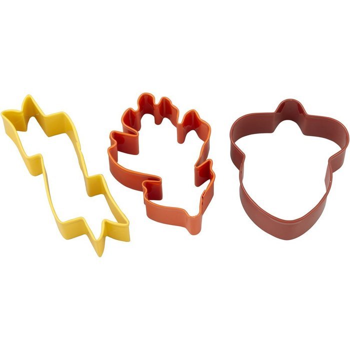Wilton 3-Piece Fall Cookie Cutter Set N2