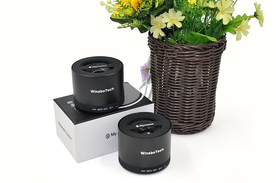 Winsbotech Best Wireless Portable Bluetooth Speaker for iPhone iPad Android with Bass. Cell Phone Speaker for... N2