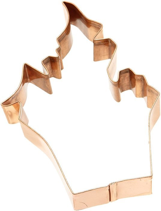 Old River Road Haunted House Shape Cookie Cutter, Copper