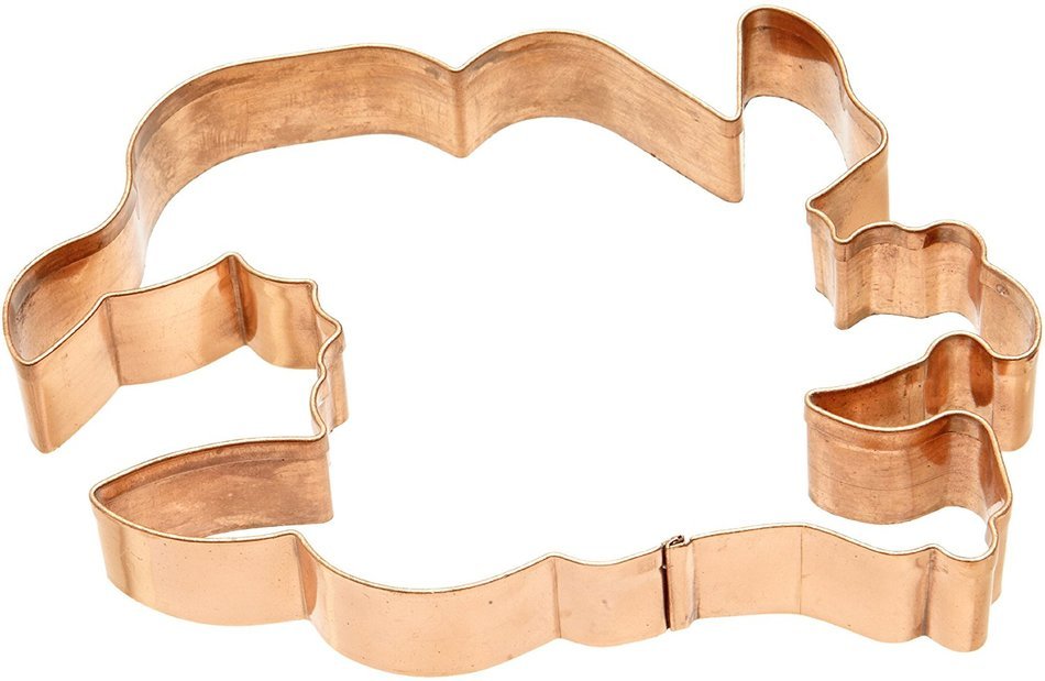 Old River Road Haunted House Shape Cookie Cutter, Copper N3