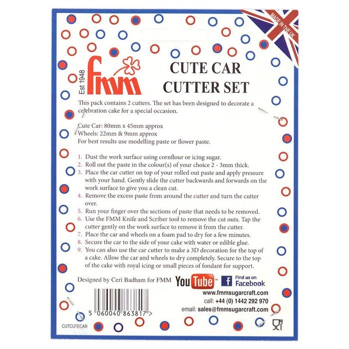Cute Car Cutter Set of 2 N5