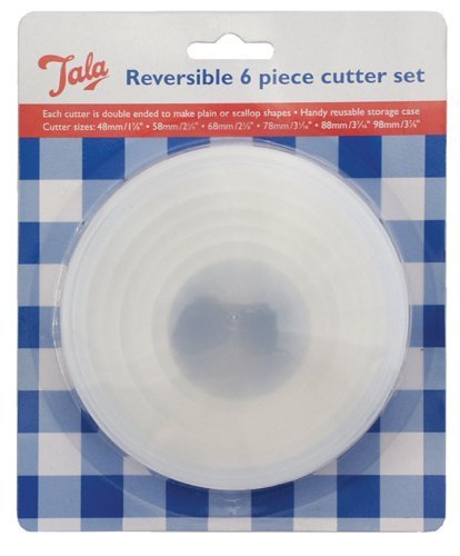 Tala Set Of 6 Cutters Plain And Crinkled