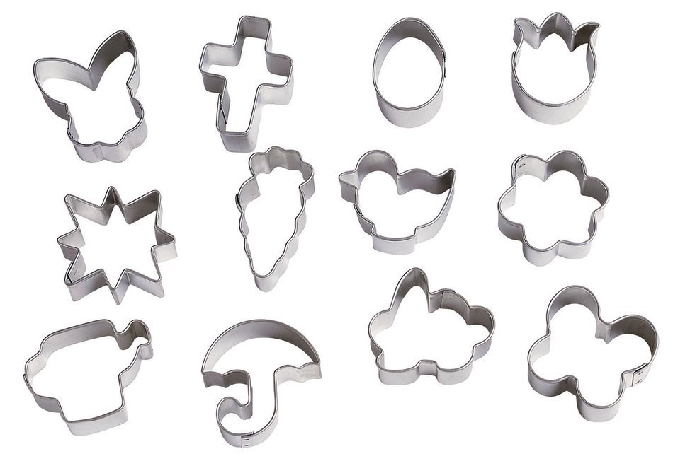 Wilton Easter 12pc Mini Metal Cookie Cutter Set N2