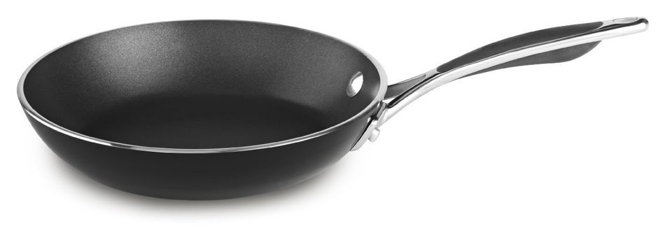 KitchenAid KCA60LCOB Aluminum Nonstick 6.0-Quart Low Casserole with Lid Cookware - Onyx Black N6