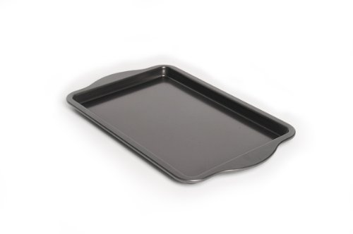 Chloe's Kitchen 201-210 Non-Stick Cookie Sheet, 15-Inch, Dark Grey