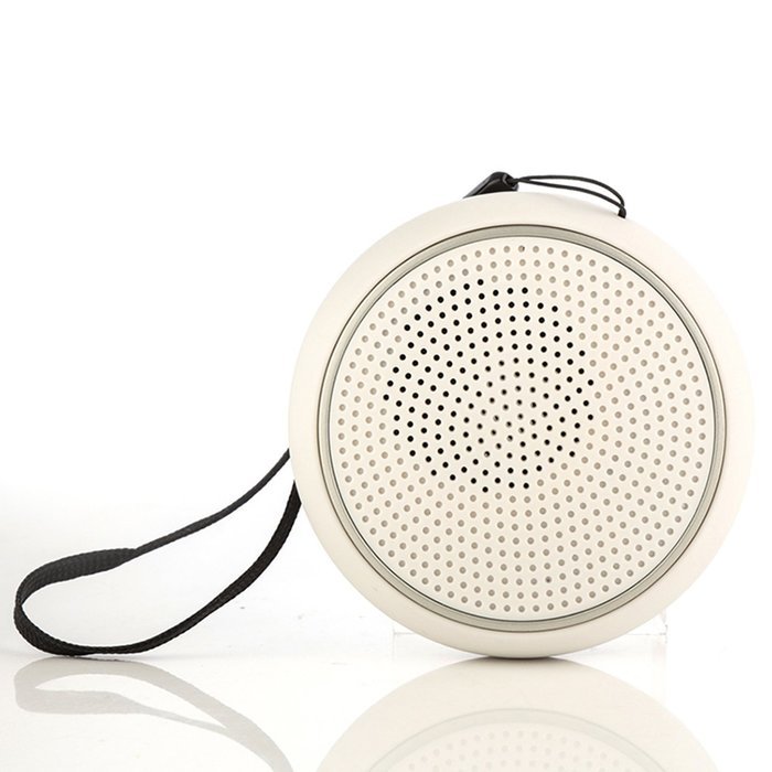 Silentrees Stereo Wireless Portable Music Bluetooth Speaker,White