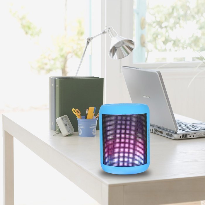 Bluetooth Speakers, YEONPHOM Super Bass Wireless Portable Outdoor Stereo Speaker with LED Colorful Light Build-in... N13