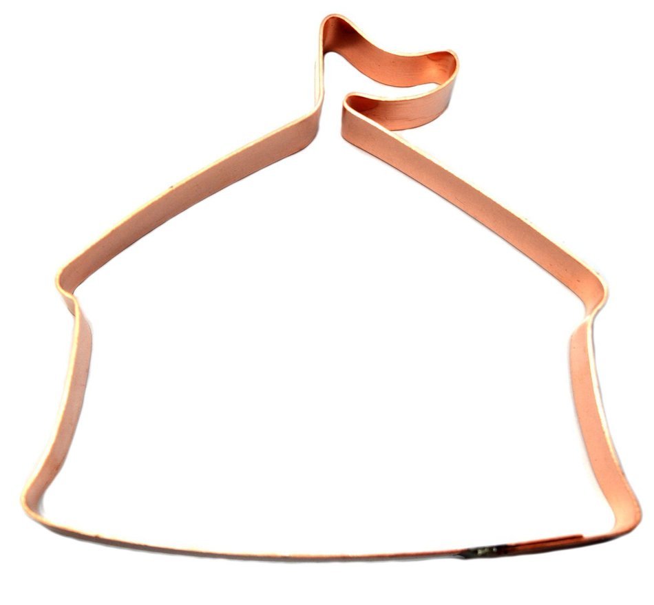 Under The Big Top Circus Tent Copper Cookie Cutter