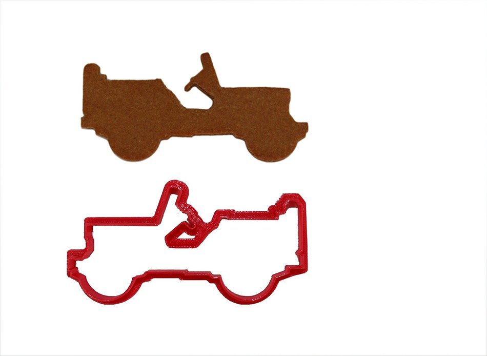 Military Jeep Cookie Cutter