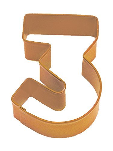 R&M Number 5 Cookie Cutter Green With Brightly Colored, Durable, Baked-on Polyresin Finish N4