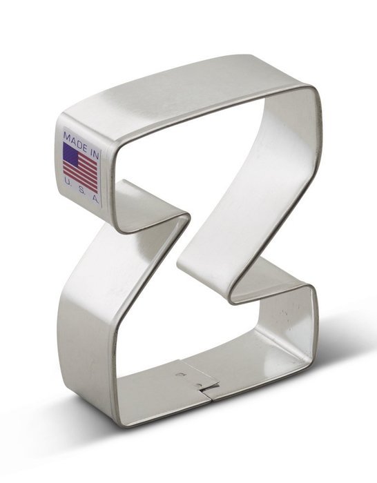 Ann Clark Letter Z Cookie Cutter - 3.25 Inches - Tin Plated Steel
