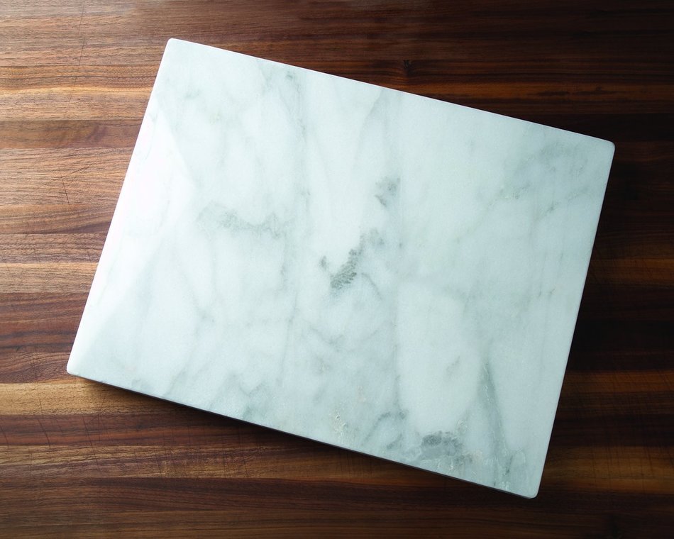 Fox Run Marble Pastry Board, Black, 12 x 16-inches N5