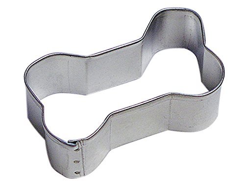R&M Dog Bone 2.5" Cookie Cutter in Durable, Economical, Tinplated Steel