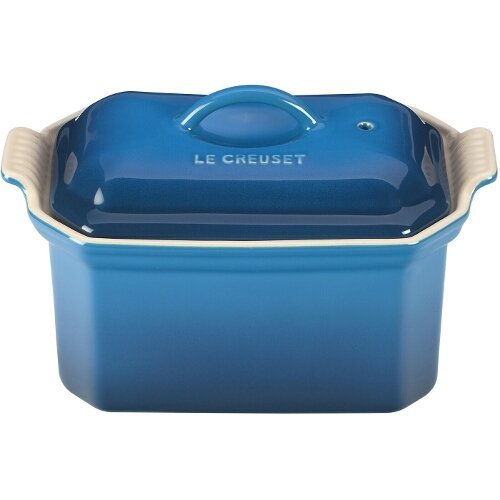 Le Creuset Heritage Stoneware 3/4-Quart Pate Terrine with Press, Marseille