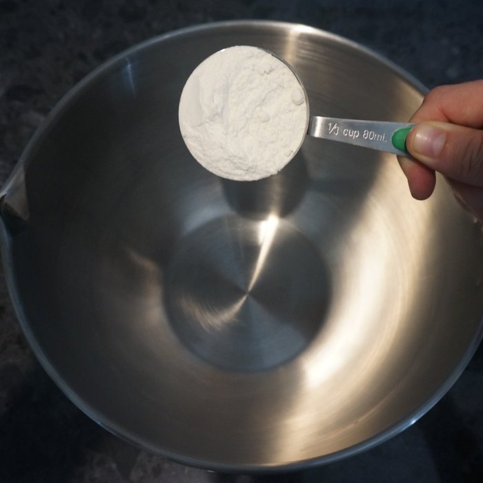 Measuring Cups - Metal Set with Engraved Standard and Metric Measurements - FREE Baking eBook N6