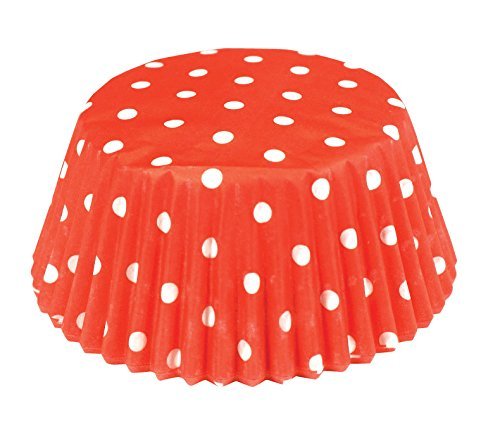Fox Run Red Polka Dot Bake Cups, 50 Bake Cups
