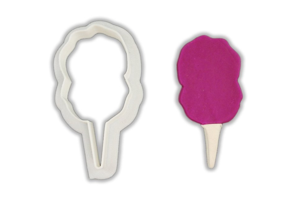 Cotton Candy Cookie Cutter STANDARD 3 Inches free image download