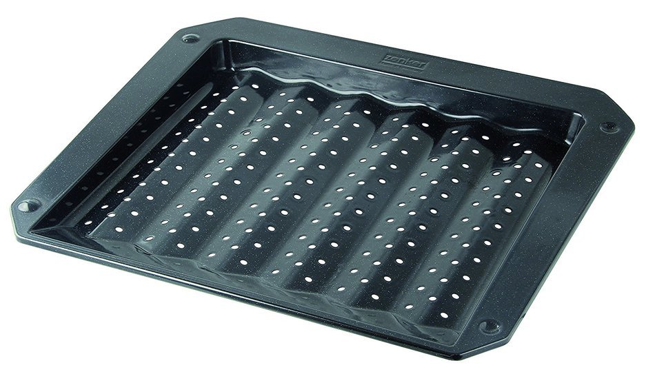 Zenker 7206 "Special Cooking" Grill And Oven Tray, Black, 14.96 x 12.99 x 1.18"