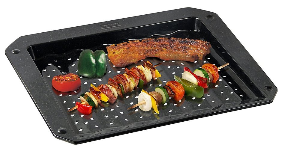 Zenker 7206 "Special Cooking" Grill And Oven Tray, Black, 14.96 x 12.99 x 1.18" N2
