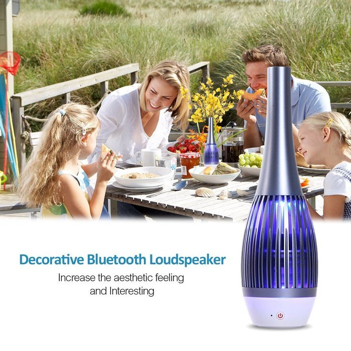 MAONO Music Vase Bluetooth V4.0 Wireless Smart Speaker with APP Control, Dual Drive Stereo Sound, Dancing Light... N13
