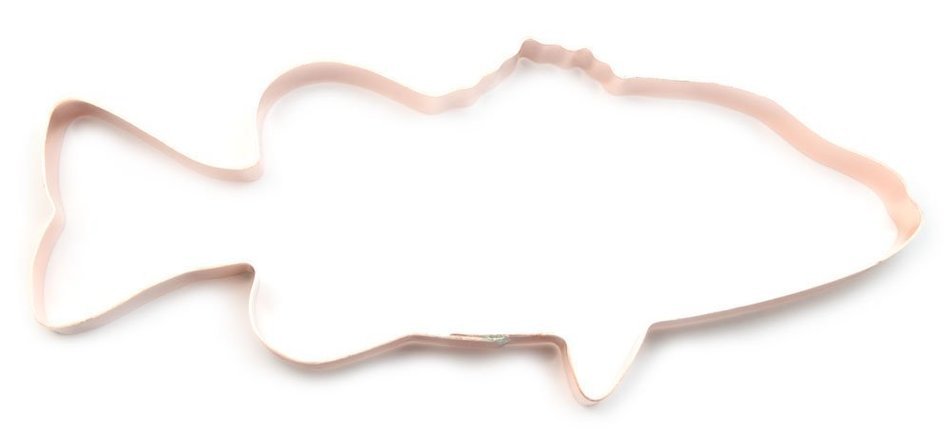 Large Mouth Bass Cookie Cutter