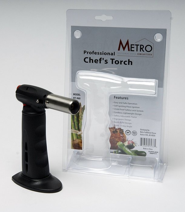 Metro Fulfillment House Kitchen Chef's Torch with Fuel Gauge N3