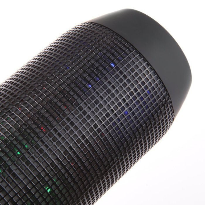 Portable Wireless Bluetooth Speaker Deep Bass Built-in Microphone Boombox 360 LED Lights Speakers Support U-disk... N17