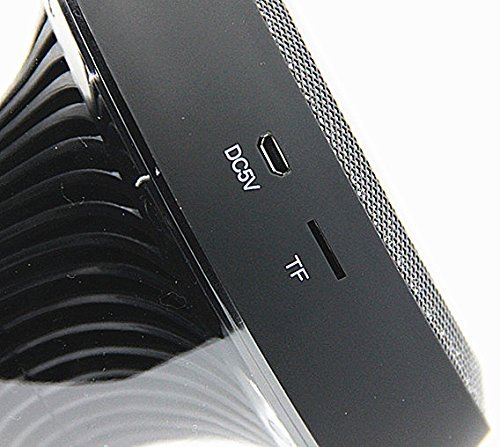 Smileto Multifunctional LED 3D Wireless Bluetooth Round Speaker With Plug-in Card, Waterproof, BASS, Call Function... N21