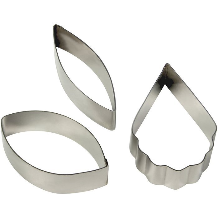 PME CO220 Metal Cutters Cattleya Orchid Flower, 3-Pack