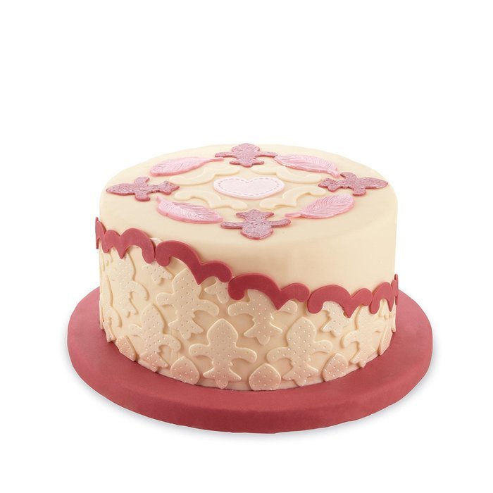 Wilton 417-2592 Romance Fondant Cut and Press Set N3
