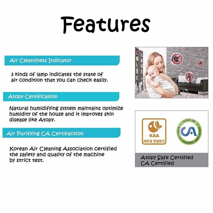 NEW Carrier CAP-H034SWC Air Purifier Humidifier 220V N4
