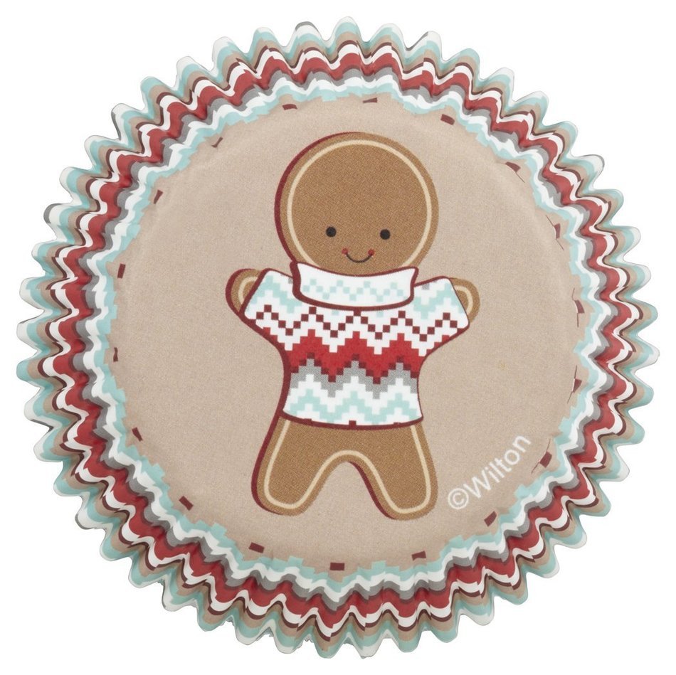 Wilton 415-2607 Christmas Holiday Sweet Swap Cupcake Combo Baking Cups and Picks N2