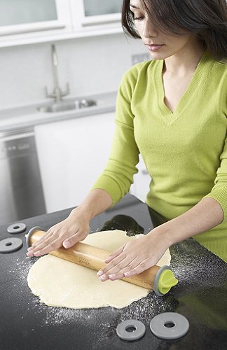 Joseph Joseph Adjustable Rolling Pin, Green N5