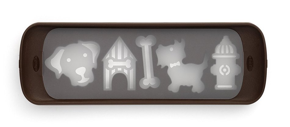 Chef'n Cookease Cookie Cutter and Frosting Stencil Set (Dog Shapes)