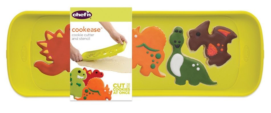 Chef'n Cookease Cookie Cutter and Frosting Stencil Set (Dog Shapes) N7