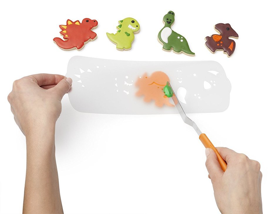 Chef'n Cookease Cookie Cutter and Frosting Stencil Set (Dog Shapes) N9