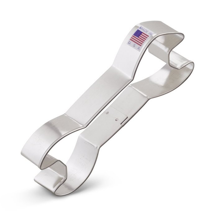 Ann Clark Wrench Cookie Cutter - 5.25 Inches - Tin Plated Steel