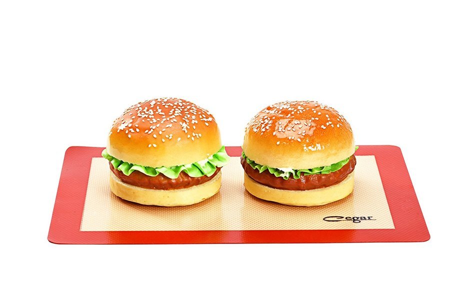 Cegar Premium Non-Stick Silicone Baking Mat Sheet,pack of 2 Piece US Half Size and 1 Piece Petite Jelly Roll Size... N3