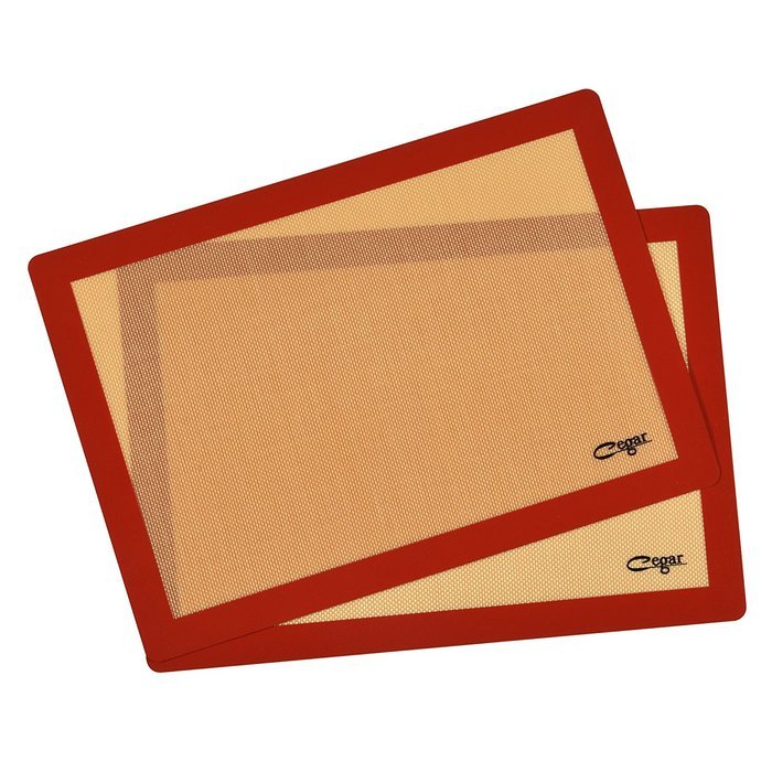 Cegar Premium Non-Stick Silicone Baking Mat Sheet,pack of 2 Piece US Half Size and 1 Piece Petite Jelly Roll Size... N10