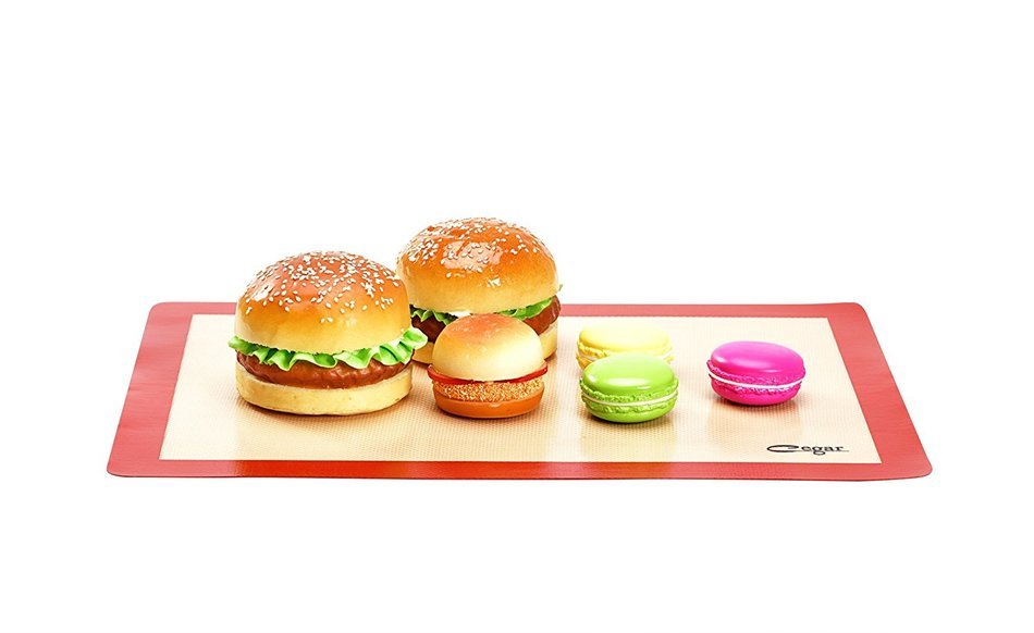 Cegar Premium Non-Stick Silicone Baking Mat Sheet,pack of 2 Piece US Half Size and 1 Piece Petite Jelly Roll Size... N11