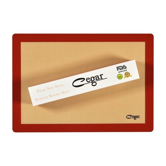 Cegar Premium Non-Stick Silicone Baking Mat Sheet,pack of 2 Piece US Half Size and 1 Piece Petite Jelly Roll Size... N12