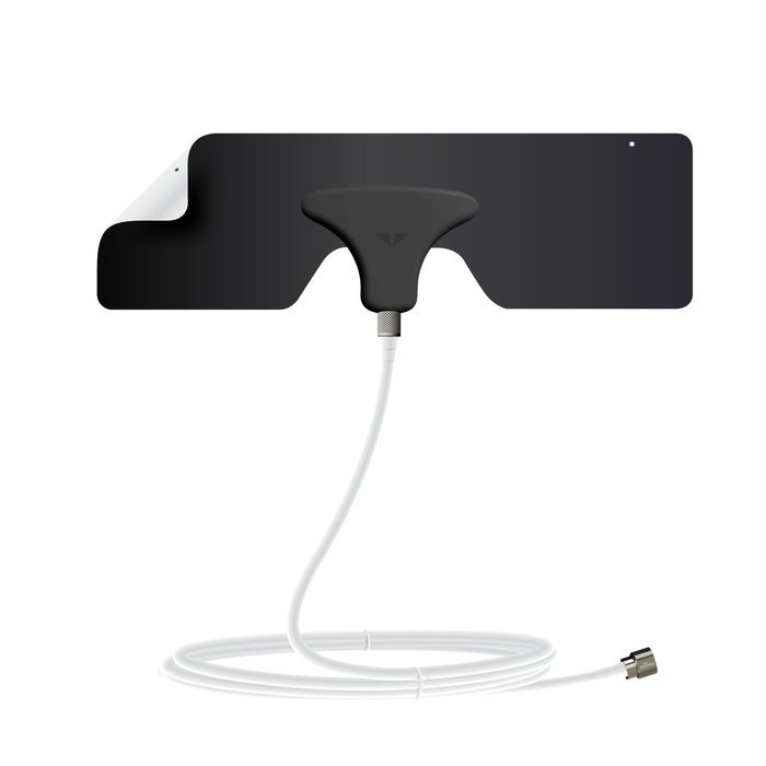 Mohu Leaf 50 TV Antenna, Indoor, Amplified, 50 Mile Range, Original Paper-thin, Reversible, Paintable, 4K-Ready... N11
