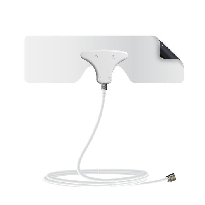 Mohu Leaf 50 TV Antenna, Indoor, Amplified, 50 Mile Range, Original Paper-thin, Reversible, Paintable, 4K-Ready... N13