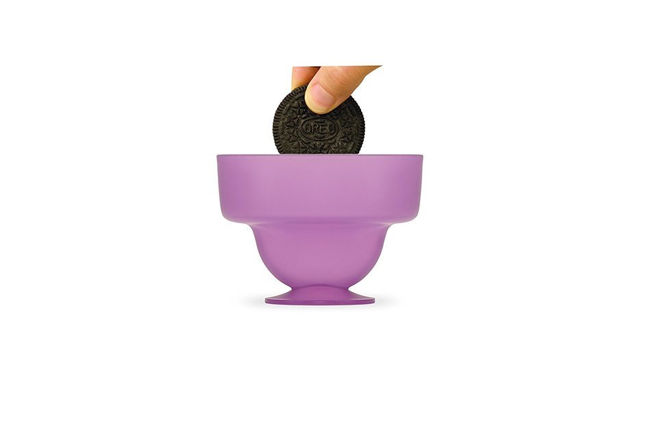 The Dipr the Ultimate Cookie Spoon and the Dunkr Cookie Cup - Set Pack - 2 Purple Diprs and 1 Purple Dunkr N6