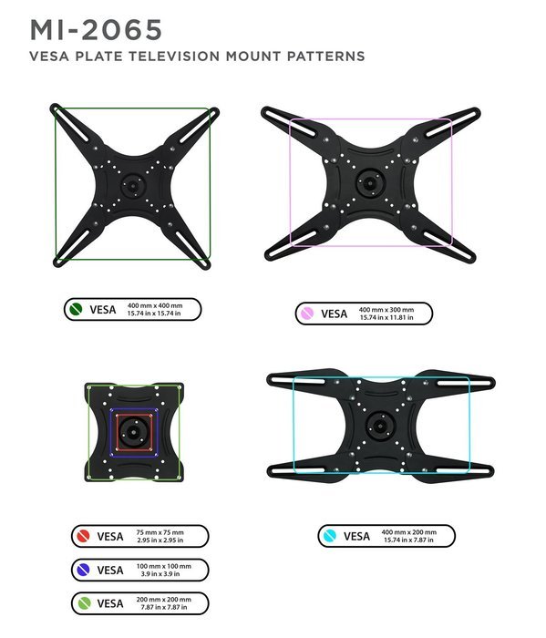 Mount-It! MI-2065L Full Motion Swivel Articulating Arm LCD, LED 4K TV Wall Mount Bracket for 23-55 inch Screen... N2