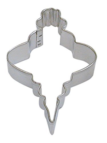 R&M Ornament Fancy Oval 3.5" Cookie Cutter in Durable, Economical, Tinplated Steel