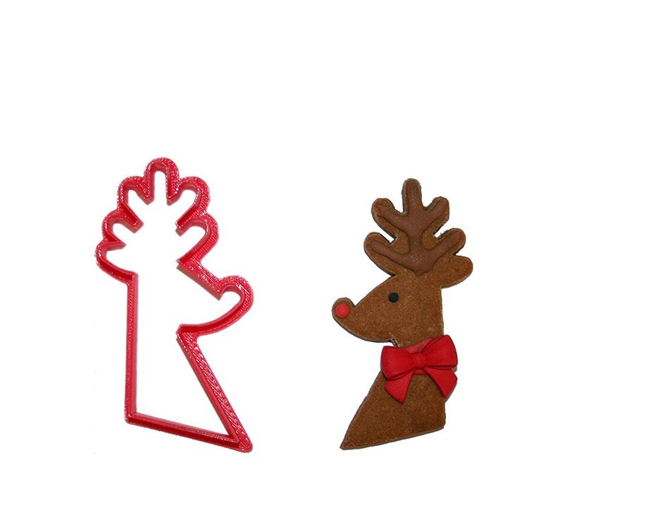 Reindeer Head Cookie Cutter