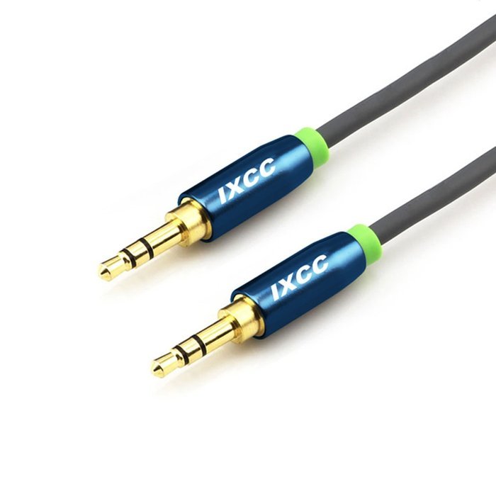 iXCC 3-Ft Tangle-Free Male to Male 3.5mm Auxiliary Cable with Gold Plated Connectors for Apple, Android Smartphones... N3