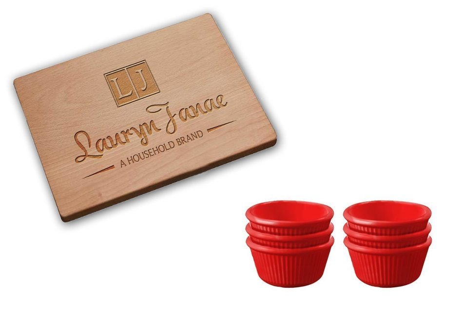 Lauryn Janae Premium Mini 3.5" inch Stackable Glass Kitchen Prep, Dipping Sauce, Dessert, Custard, Pinch, Candy... N7